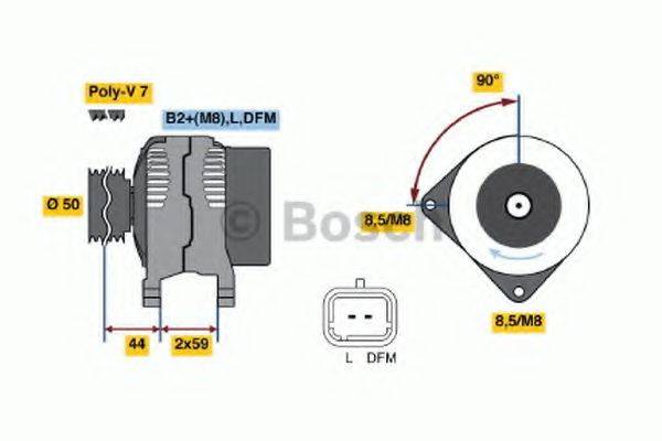 Генератор 0 986 046 260 BOSCH