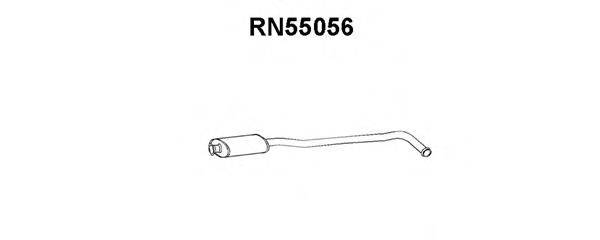 Средний глушитель выхлопных газов RN55056 VENEPORTE