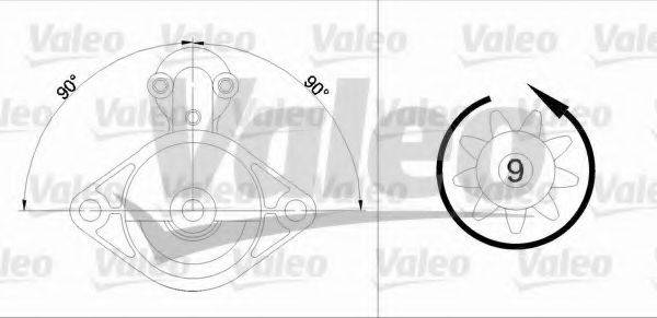 Стартер 455601 VALEO