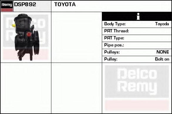 Гидравлический насос, рулевое управление DSP892 REMY