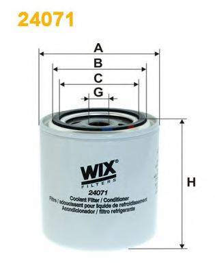 Фильтр для охлаждающей жидкости 24071 WIX FILTERS