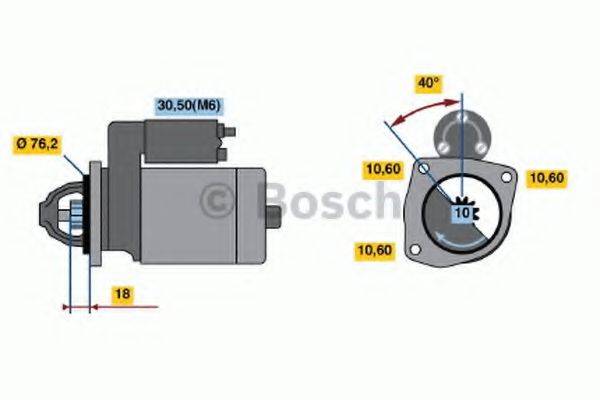 Стартер 0 001 112 020 BOSCH