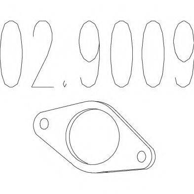 Прокладка, труба выхлопного газа 02.9009 MTS