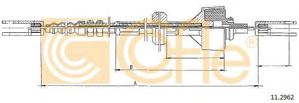 Трос, управление сцеплением 11.2962 COFLE