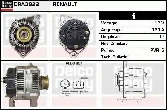 Генератор DRA3922 REMY