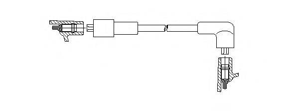 Провод зажигания 433/34 BREMI