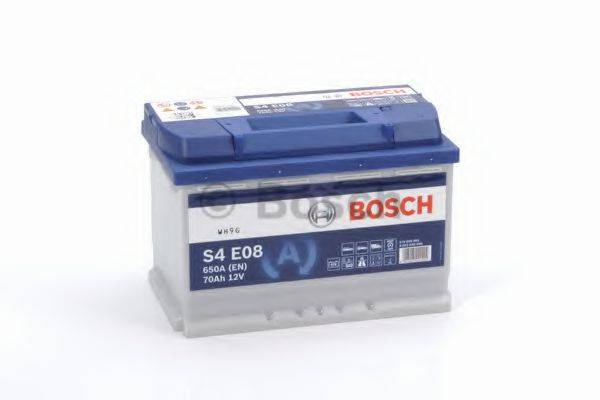 Стартерная аккумуляторная батарея 0 092 S4E 080 BOSCH