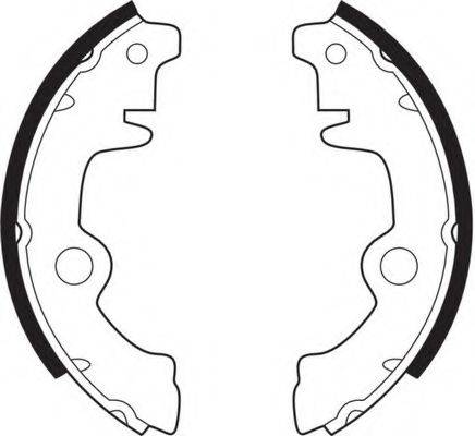 Комплект тормозных колодок FSB22 FERODO