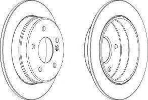 Тормозной диск WGR0539-1 WAGNER