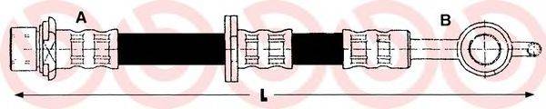 Тормозной шланг T 83 092 BREMBO