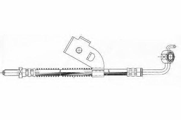 Тормозной шланг FHY2423 FERODO