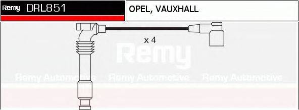 Комплект проводов зажигания DRL851 REMY