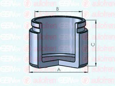 Поршень, корпус скобы тормоза D025239 AUTOFREN SEINSA