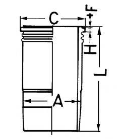 Гильза цилиндра 89389110 KOLBENSCHMIDT