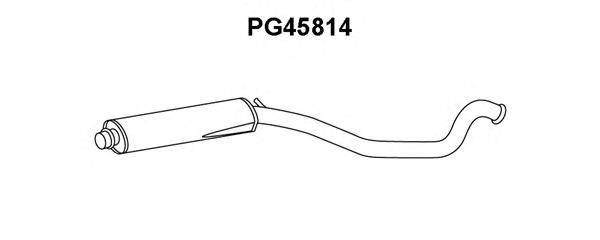 Предглушитель выхлопных газов PG45814 VENEPORTE