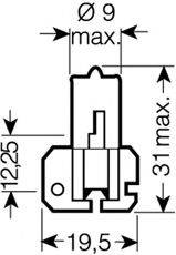 Лампа накаливания, противотуманная фара 64173 OSRAM