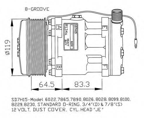 Компрессор 32142G NRF