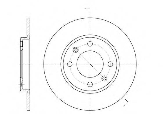 Тормозной диск 08.5334.75 BREMBO