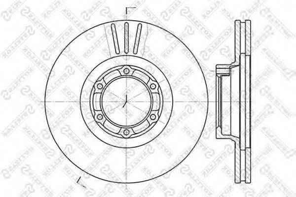Тормозной диск 6020-3905V-SX STELLOX