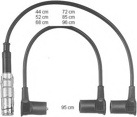 Комплект проводов зажигания ZEF558 BERU