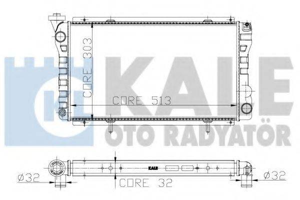 Теплообменник 159100 KALE OTO RADYATOR