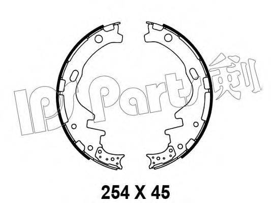 Тормозные колодки IBL-4135 IPS Parts