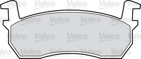 Комплект тормозных колодок 540560 VALEO