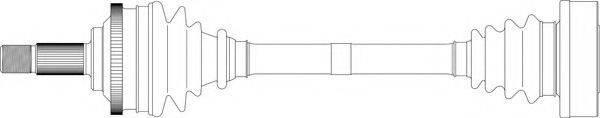 Приводной вал AR3033 GENERAL RICAMBI