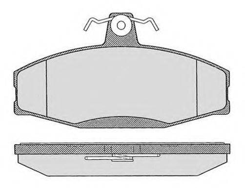 Комплект тормозных колодок, дисковый тормоз RA.0258.0 RAICAM