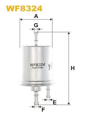 Фильтр топливный WF8324 WIX FILTERS