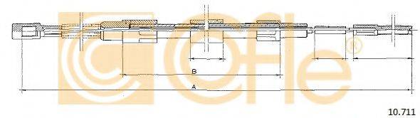 Трос 10.711 COFLE