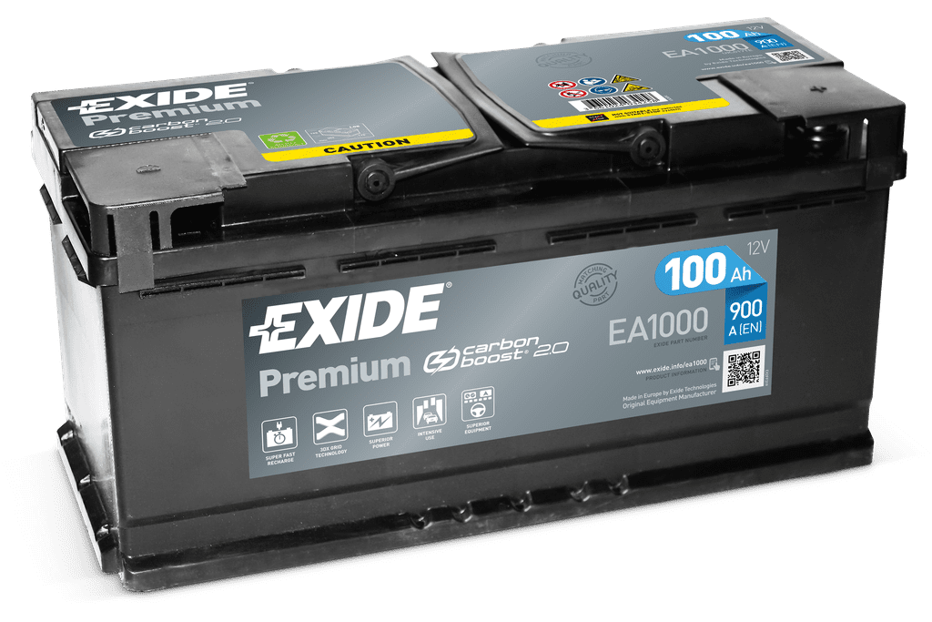 Стартерная аккумуляторная батарея EA1000 EXIDE
