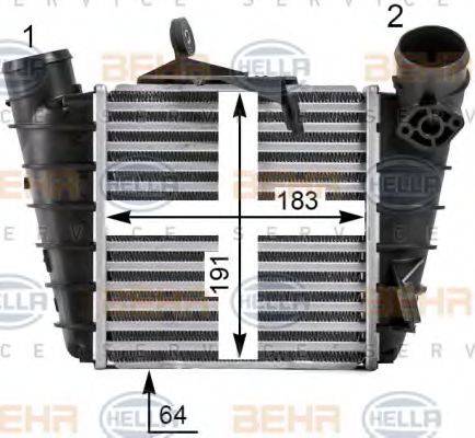 Интеркулер 8ML 376 700-101 HELLA