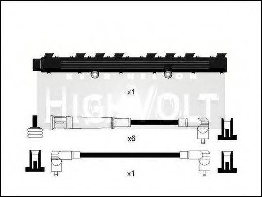 Комплект проводов зажигания OEF037T STANDARD