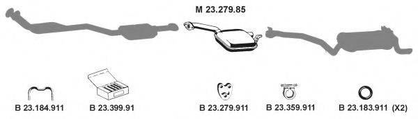 Система выпуска ОГ 232009 EBERSPACHER