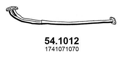 Труба выхлопного газа 54.1012 ASSO