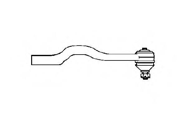 Наконечник поперечной рулевой тяги