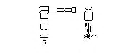 Провод зажигания 186/43 BREMI