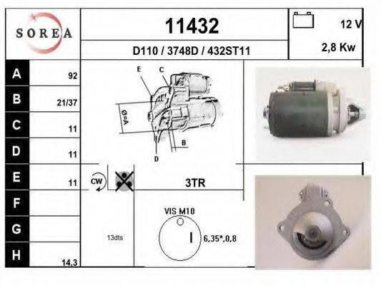 Стартер 11432 EAI