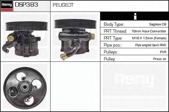 DSP383 REMY Гидравлический насос, рулевое управление DSP383 REMY