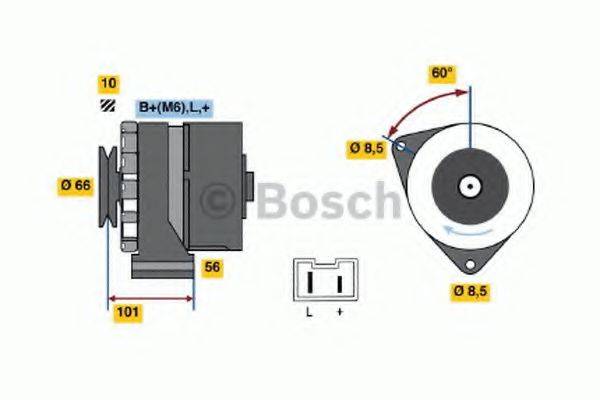 Генератор 0 986 031 831 BOSCH