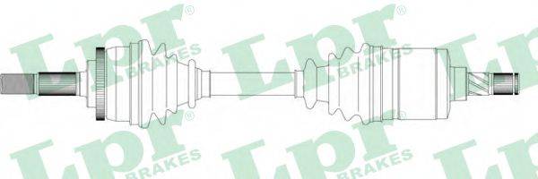 Приводной вал DS36114 LPR