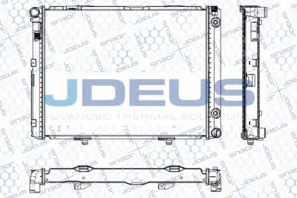 Радиатор, охлаждение двигателя RA0170110 JDEUS