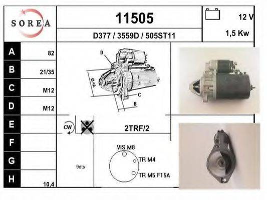 Стартер 11505 EAI