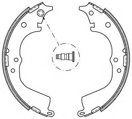 Комплект тормозных колодок BSA2063.00 OPEN PARTS