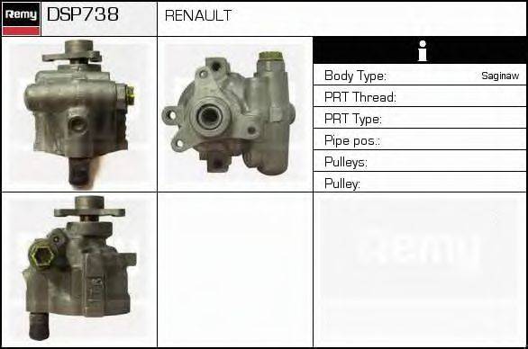 DSP738 REMY Гидравлический насос, рулевое управление DSP738 REMY