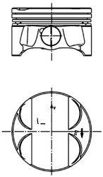 Поршень 40395600 KOLBENSCHMIDT