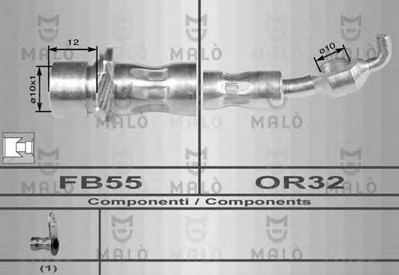 Тормозной шланг 8964 MALO