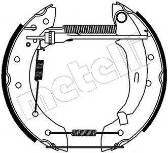 Комлект тормозных накладок 51-0136 METELLI