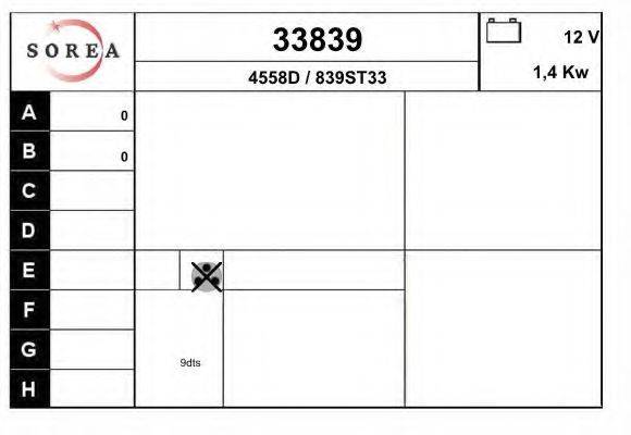 Стартер 33839 EAI